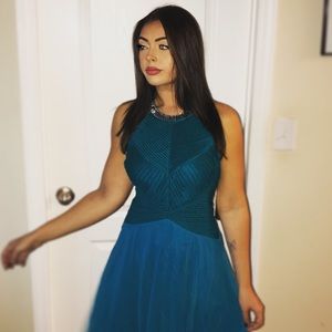 Calvin Klein emerald green dress